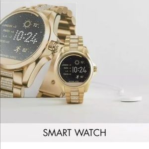 NWT Michael Kors Access Gold Crystal Bradshaw Smart Watch